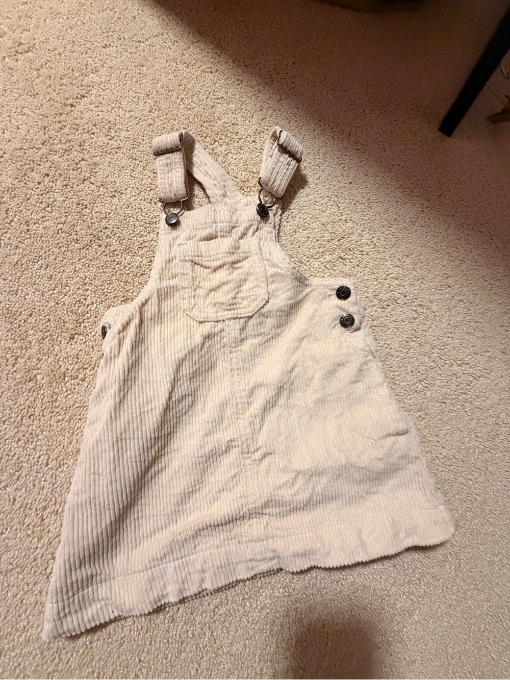 Cat & Jack cream color corduroy dress